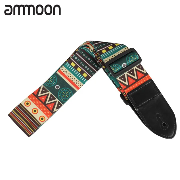 [ammoon]Electric Guitar Polyester Straps Ethnic Style Ballad Acoustic Guitars Bass Belt Musical Instrument Accessory