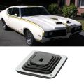 Car Shift Dust Cover Rubber Shifter Boot with Chrome Plate. 