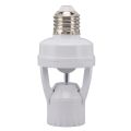 Motion Sensor Light Socket,PIR Motion, E27 Screw Bulb Adapter, Auto On Off, Night Light Control, Garage Light for Basement. 