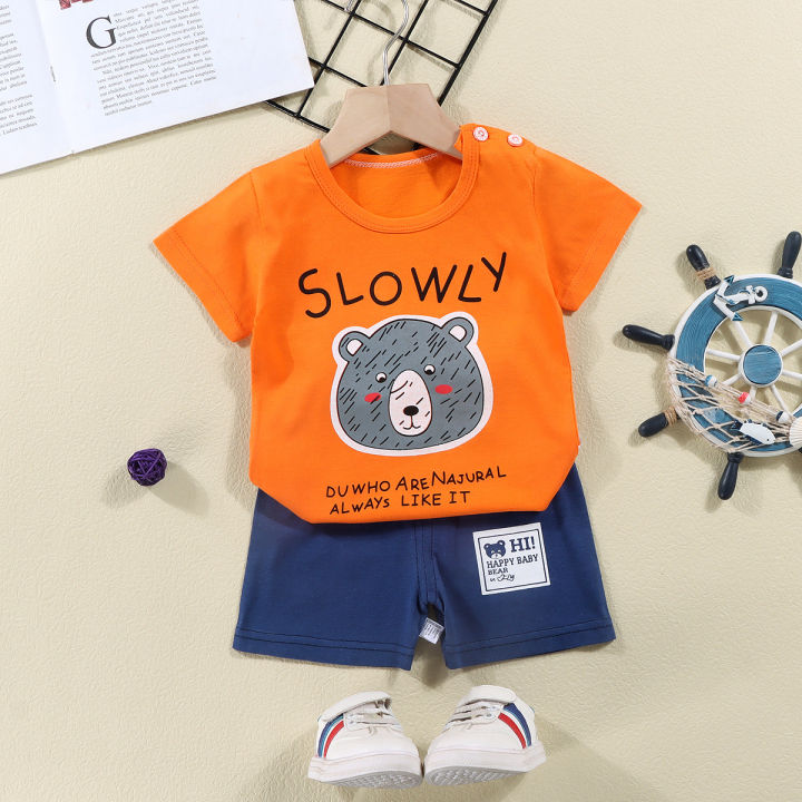 Summer%20New%20Pure%20Cotton%20Children's%20Short%20Sleeve%20T%20T-shirt%20Suit%20Infants%20Baby%20Short%20Sleeve%20Shorts%20Two-Piece%20Suit%20-%20Image%206