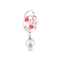 for Students Teachers Doctors ID Card Clip Keychain Holder Name Tag Holder Keyring Clip Key Ring Clip Retractable Badge Key Chain Badge. 