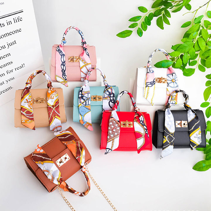 Silk%20Band%20Bow%20Lock%20Small%20Square%20Bag%20PU%20Leather%20Chain%20Handbag%20Crossbody%20Bags%20Encounter%20-%20Image%203