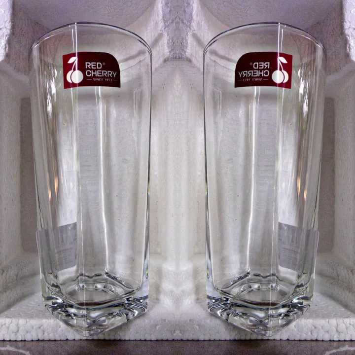 6%20Pieces%20Transparent%20Solid%20Drinking%20Glass%20Set-Red%20Cherry%20Water%20Glass%20285%20Ml%20Glass%20Cup%20Glass%20Mug%20Microwaveable%20and%20Dishwasher%20Safe%20Pack%20Square-shaped%20-%20Image%205