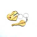 Customized Name Key with Heart Shape Key Tags, King Wishes Key Tags, Personalized Wooden Key Tags, Key Chain, Key Ring Love Gift. 
