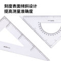 Deli Set Square 38 cm No 6440 (2 pcs) for Engineers and Architects. 
