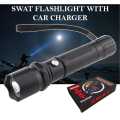 Swat Rechargeable Multifunction Flashlight, Torch. 