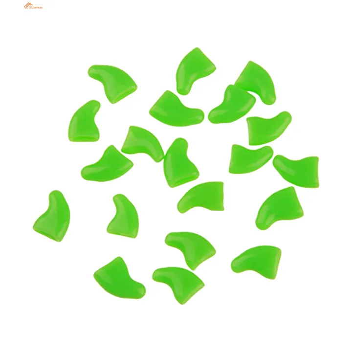 Ethereon Cat Nail Covers 20pcs Pet Nail Caps for Dogs Cats Claw Covers Adhesive Fashionable Protector Accessory Claw Covers for Cats