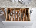 Bamboo Cutlery Tray Kitchen Drawer Organizer Separation Cutlery Organizer For Spoon Fork Knife Shelf Tableware Storage Box Cutlery Holder. 