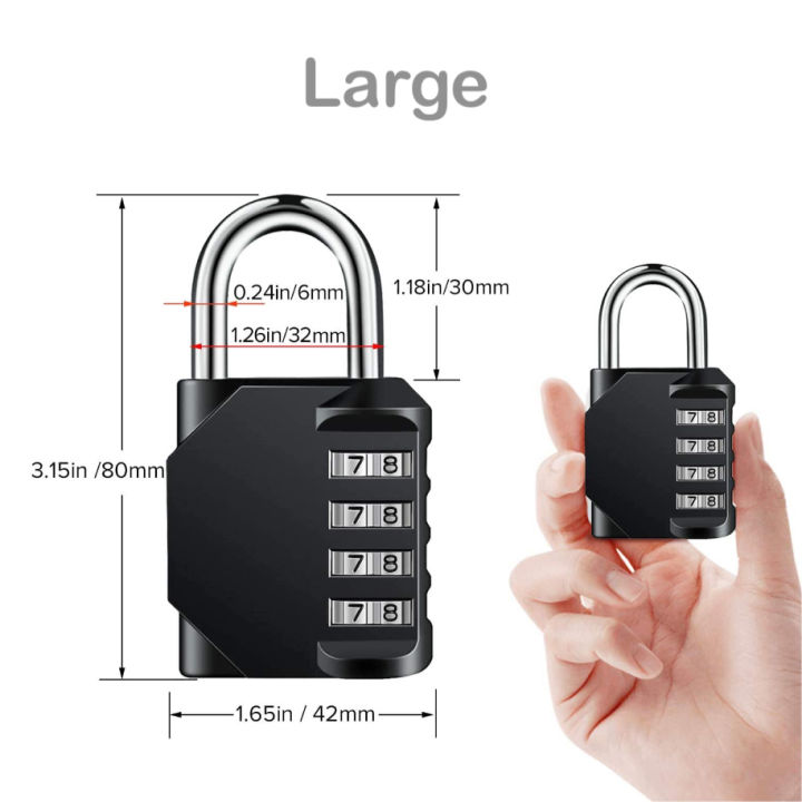 Large%204%20Digit%20Outdoor%20Waterproof%20Resettable%20Combination%20Number%20Padlock%20for%20Travel%20Baggage%20Luggage%20Padlock%20School%20Locker%20Padlock%20Shed%20Cabinet%20Tool%20Box%20Garage%20Chain%20Gate%20Padlock%20Cage%20Weatherproof%20Digit%20Padlock%20Reset%20Number%20Lock%20Combination%20Code%20Password%20-%20Image%207