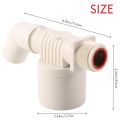 Floating Ball Valve Built-in Embedded Float Valve Water Level Control Valve for Solar Water Tank. 
