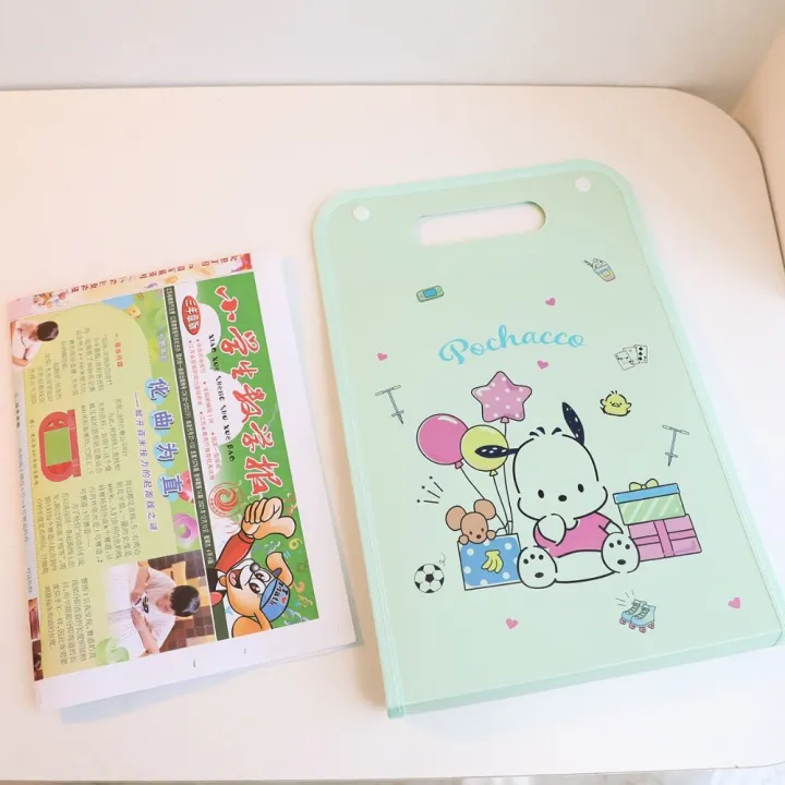 Cartoon Paper Holder Vertical Organ Bag A4 File Folder Kawaii Paper ...