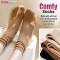 🇲🇾 DESINCE Stoking Panjang Long Socks Color Brown Khaki Beige Series Socks Uni Stokin Casual Footwear SK 008. 