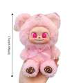 CAEWE Adorable Figure Stuffed Vinyl Face Doll Limited Edition Cute Labubu Plush Ornament Kid Gift. 