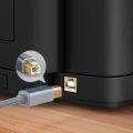 USB C To USB B 2.0 Printer Cable Braided Printer Scanner for Epson HP Canon Brother MacBook Pro Samsung MIDI Controlle Cable. 