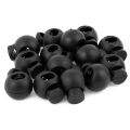 ARELENE Adjustable Round Toggle Spring Loaded Rope Lanyard Cord Locks 30 Pcs. 
