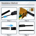 New 6mm Car Wiper Blade Rubber Durable Refill Strips 14/16/17/18/19/20/21/22/24/26/28 Inch Easy To Replace Wiper Accessorie Car Supplies. 