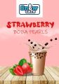 Strawberry Flavor Tapioca Pearls Boba Tea/Chewy Boba FROM INDIA (SAM). 
