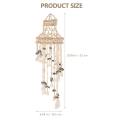 【Folio & Light】Wind Chimes Sea Shell Chime Bells Hanging Decoration Wall Ornaments S Bell Conch Outdoor Indoor Shells Garden Home Mum The. 