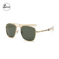 Aviation AO Sunglasses women Men 2022 American Army Military Optical rectangle driving glass pilot Oculos de sol masculino uv400. 