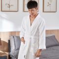 Japanese Style Kimono Pure Cotton Bathrobe Towel Material Loose Multi-Needle Double-Sided Terry Bathrobe Cotton Hotel Nightgown Absorbent. 