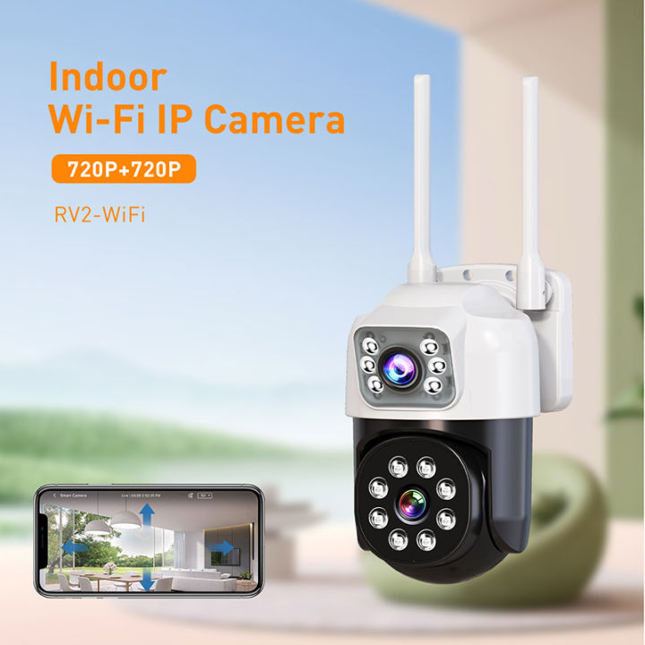 ITECH W12 V380 RV2-WiFi Outdoor Security Camera Dual 1MP HD Night ...