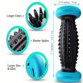 Deep Tissue Foot Massager Roller - Relieves Plantar Fasciitis & Arch Pain, Fatigue Alleviation, Ideal for Feet, Legs & Hands. 