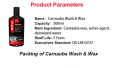 CARNAUBA CAR WASH AND WAX 500ML SPRAY, C1-29. 