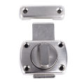 Rotating Door Latch Gate Lock Latch Surface Installation with 6 Screws for Cabinet Closet Wardrobe Doors. 
