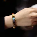 Natural Stone Eight Planets Bead Bracelets for Men Women Chakra Bangle Yoga Galaxy Solar Wristband Jewelry. 
