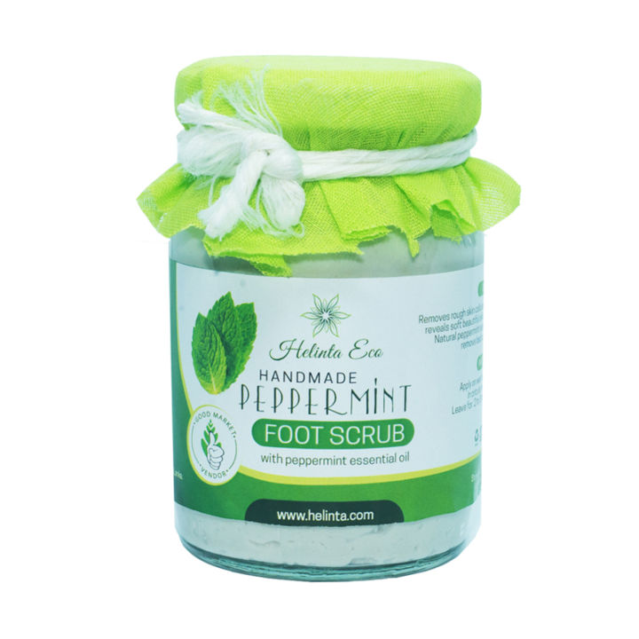 Helintaeco Peppermint Foot Scrub 150g