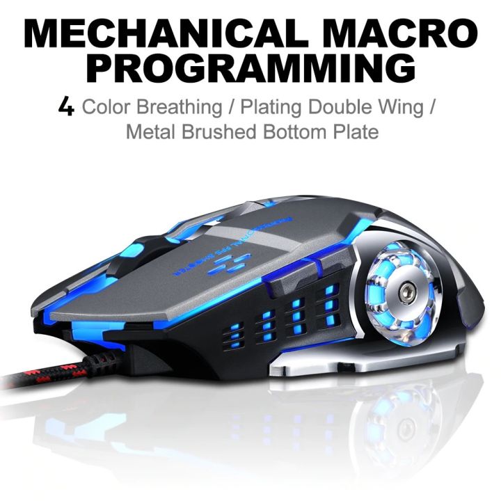 X1%20Wired%20Gaming%20Mouse%20for%20Professional%20PC%20gamer%20with%206%20Programmable%20Buttons%20and%20Colorful%20LED%20Lights,%20Ergonomic%20Design%20to%20Lower%20Hand%20Fatigue%20and%20Optical%20Sensor%20-%20Image%202