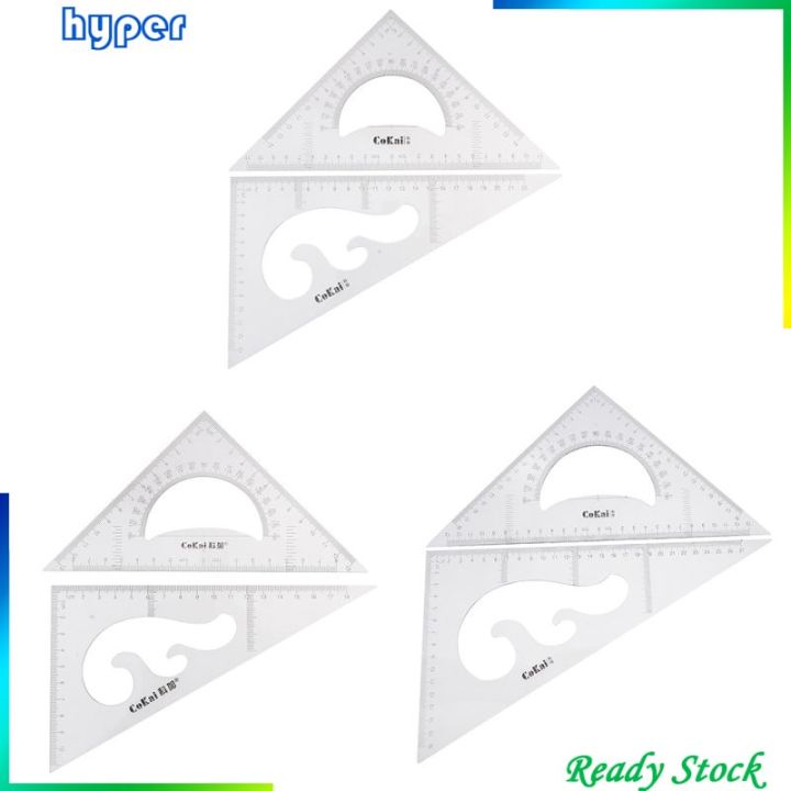Pack%20of%202%20Triangular%20Ruler%20Set,%2030/60%20and%2045/90%20Triangles,%20Set%20Squares,%20Geometry%20Ruler%20Precise%20Imperial%20Graduation%20Drafting%20Drawing%20Measuring%20Rulers%20-%20Image%207