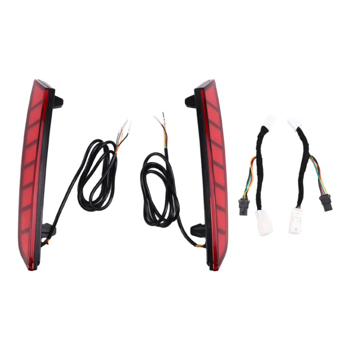 Mini Led Rear Brake Indicators Car LED Tail Brake Reflector Stop Signal Lamp Rear Bumper Warning Light ...