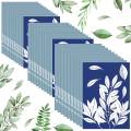 50 Sheets Sun Print Paper Cyanotype Paper A4 A5 A6 Solar Drawing Paper Sensitivity Nature Printing Paper for Kids Adults. 
