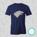 Game of thrones blue Tshirt  unisex  tees  designer tees  crew neck  silver white  red  blue  black. 