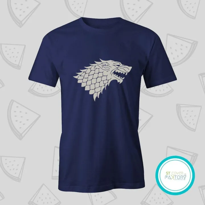 Game of thrones blue Tshirt  unisex  tees  designer tees  crew neck  silver white  red  blue  black