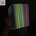 Glow Dark Luminous Mobile Phone Case Shockproof Matte Silicone Back Cover For iPhone 13 Pro Max XS max 13 13 Pro XS 11 11 pro 11 pro max 12 12 Pro 8 plus 8 7 plus 7 XR. 