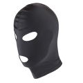 【HUT】 Unisex Breathable Black Full Face Cover Spandex Zentai Costume Mask Hoods Black Cool Man Woman Face Mask. 