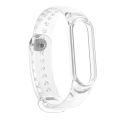 Photochromic Transparent Silicone Replacement Straps For Xiaomi Mi Band 4 3 Sport Wristband Strap For Mi Band 4 3 Watch Band. 