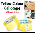 Yellow Color Cello tape. 