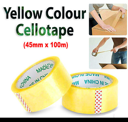 Yellow Color Cello tape