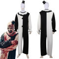 Terrifier 2 Art the Clown Cosplay Costume Jumpsuit Hat Outfits Halloween Carnival Suit. 