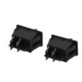NXFDSIOZ 8x 12V 35A Car Truck Boat Fog Light Rocker Switch LED Light Dash board Toggle 4Pin Black. 