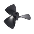 80MM Nylon Three-Blade Propeller Suitable for RC Boat Underwater Thruster Underwater Robot. 