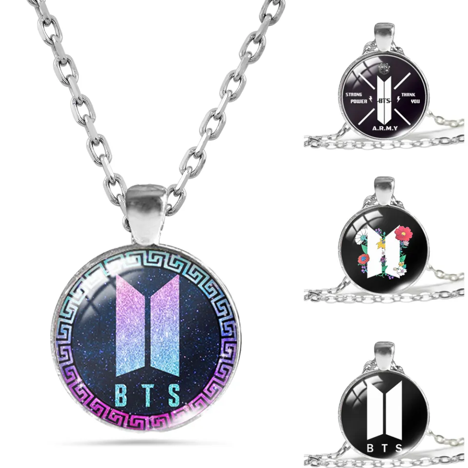 Summerflowers KPOP Bangtan Boys BTS Alloy Necklace Pendant Women's