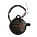 Motorcycle Odometer Rugged Accurate Impact Resistant Motorcycle Speedometer Long Lasting Fuel Level Indicator for Motorbike. 