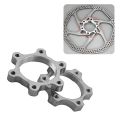 Bicycle Freewheel Threaded Hubs Disk Disc Brake Rotor 6Bolt Flange Adapter. 