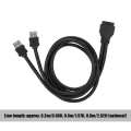 USB 3.0 19pin/20pin Motherboard Header Female to USB3.0 Adapter Cable GDT. 