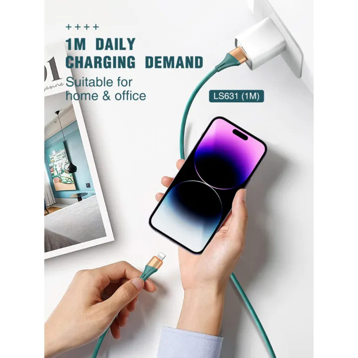 LDNIO%20LS631%2030W%20Fast%20Charging%201M%20Cable%20for%20iPhone%20Braid%20USB%20to%20Lightning%20-%20Image%208