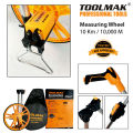 Measure Wheel, Distance Measuring Wheel, Wheel Measuring Tool, Rolling Measurement Wheel, Collapsible with Backpack,10 KM, 12’’ Diameter Wheel - Adapt to Various Roads - TOOLMAK. 